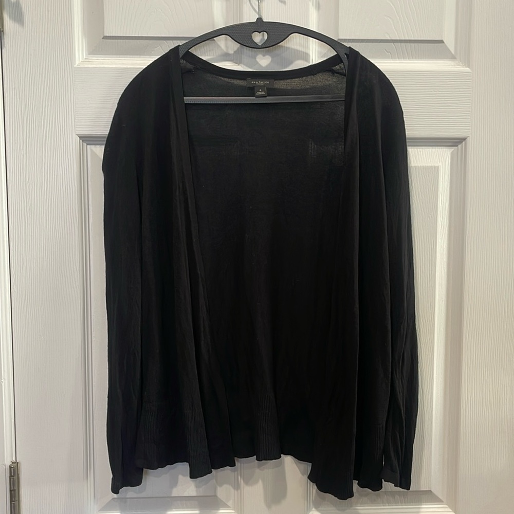 Ann Taylor Factory Open Cardigan